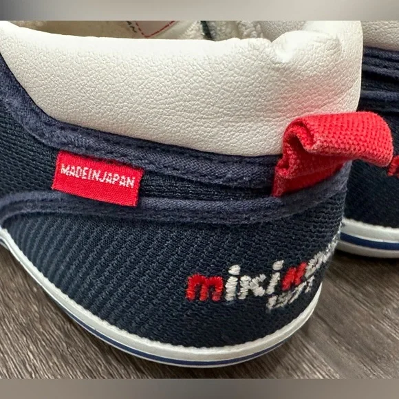MIKI HOUSE navy blue toddler kids shoes. Size 15cm. US 9 EU 25 pre-owned - Picture 10 of 13
